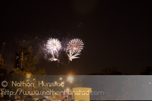 Minneapolis fireworks on 4 July 2010